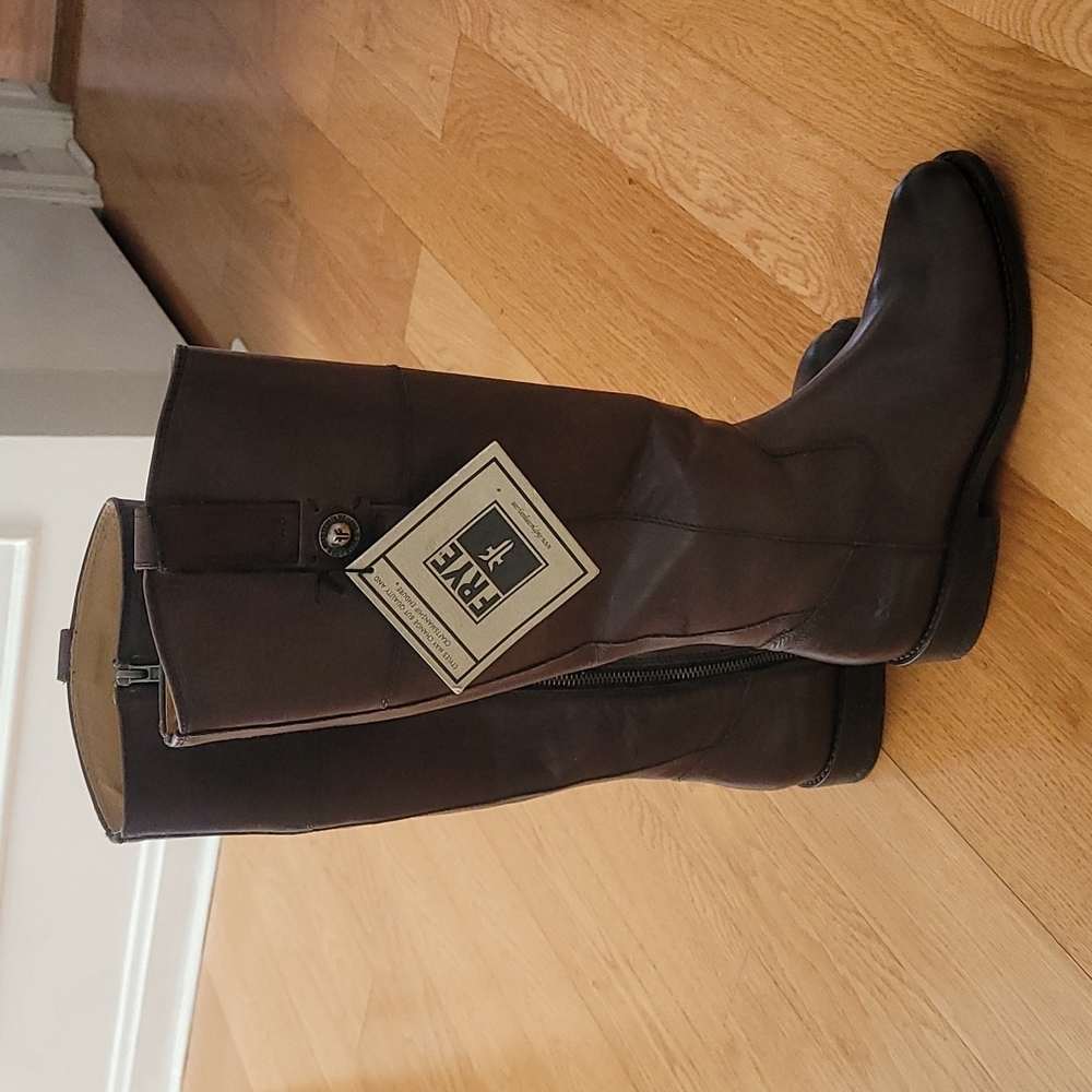 Frye Jadyen Botton Leather Boots NWOB